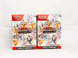 Pokemon Scarlet & Violet Prismatic Evolutions Booster Bundle X 2 SEALED IN HAND - Image 1