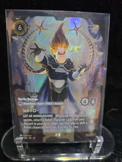 Disney Lorcana Wilds Unknown Enchanted Foil Syndrome Out For Revenge 238/204 - Image 3