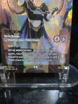 Disney Lorcana Wilds Unknown Enchanted Foil Syndrome Out For Revenge 238/204 - Image 5