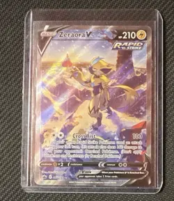 Pokemon TCG Zeraora V Rapid Strike + Magnemite Holo 2-Card Lot 166/198 - Image 1