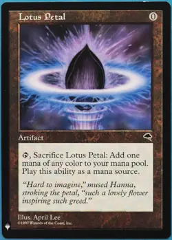Lotus Petal (Mystery Booster) Tempest NM Artifact Common CARD (518947) ABUGames - Image 1