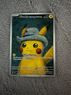 Gogh Pikachu Pikachu Pokemon Card Gogh Starry Night Gogh Gogh Museum for Dis - Image 1