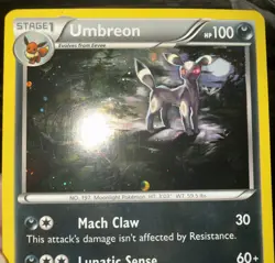 Umbreon Holo XY96 2016 Pokemon Xy Black Star Promo card (NEAR MINT) - Image 2