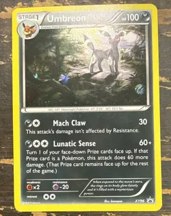 Umbreon Holo XY96 2016 Pokemon Xy Black Star Promo card (NEAR MINT) - Image 4