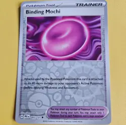 Pokemon TCG * SV Prismatic Evolutions * 95/131 Binding Mochi U REVERSE HOLO * NM - Image 1