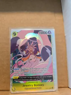 One Piece Card Game Jewelry Bonney OP13-108 SR Foil EN Carrying On His Will NM - Image 1