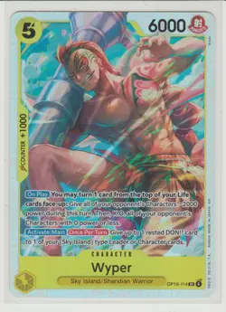 Wyper - Super Rare One Piece Card OP15-114 - Image 1