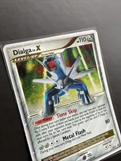 Pokemon TCG Dialga LV.X Black Star Promo Card DP37 Holo MP - Image 5