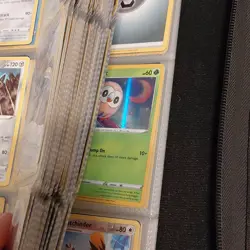 Pokemon TCG Binder Lot 9 Holo Cards V GX TAG TEAM ex Rowlet Celebi Latias - Image 3