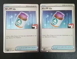 N'S PP UP 153/159 (x2), HOLO, STAMPED, PRIZE PACK SERIES 7/8, POKEMON CARDS (NM) - Image 1