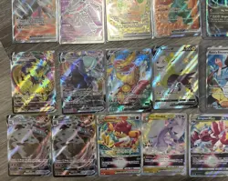 Pokemon Card Binder Collection Mixed Lot of Old and New Ex V Vmax and Vstar Lot - Image 4