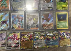 Pokemon Card Binder Collection Mixed Lot of Old and New Ex V Vmax and Vstar Lot - Image 5