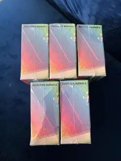 Pokemon TCG Prismatic Evolutions Booster Bundles Sealed x5 Fast Free Shipping - Image 2