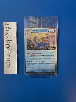 Pokemon TCG Aurorus Cosmos Holo Promo Card Stamped SEALED Perfect Gengar Order - Image 1
