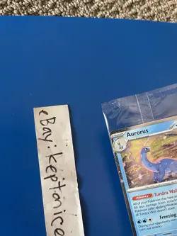 Pokemon TCG Aurorus Cosmos Holo Promo Card Stamped SEALED Perfect Gengar Order - Image 2