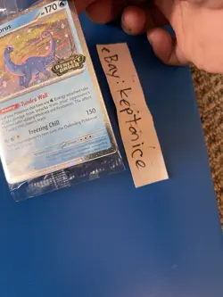 Pokemon TCG Aurorus Cosmos Holo Promo Card Stamped SEALED Perfect Gengar Order - Image 5