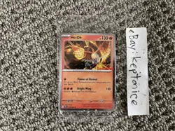 Pokemon TCG Ho-Oh Cosmos Holo Promo Card GameStop Stamped SEALED Chaos Rising - Image 1