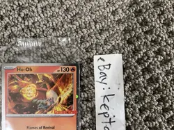 Pokemon TCG Ho-Oh Cosmos Holo Promo Card GameStop Stamped SEALED Chaos Rising - Image 2