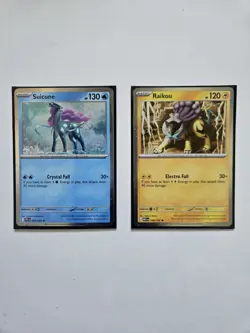 Suicune & Raikou (Cosmos Holo) Rare Miscellaneous Cards & Products 026 & 048 NM - Image 1