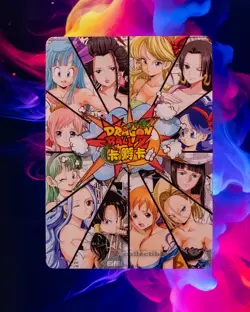 Android 21 Dragon Ball Custom TCG English Flash Gold Foil Card Anime Waifu - Image 2