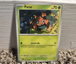 Paras SV09: Journey Together 004/159 NM English Pokemon Card - Image 1