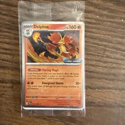 Delphox 013/086 Stamped Promo SEALED Chaos Rising Pokemon Card - Image 1