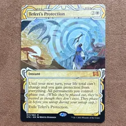 Teferi's Protection #011/063 Strixhaven Instant Mythic White Extended Art MTG - Image 1