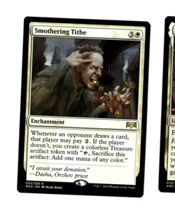 1x Smothering Tithe Ravnica Allegiance LP mtg - Image 1