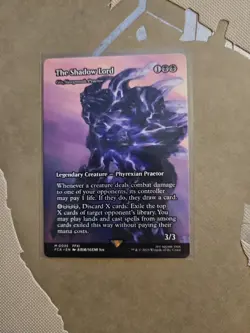 Magic Final Fantasy MTG The Shadow Lord Borderless Non-foil (Showcase) - Image 1