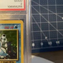 pokemon Tcg 1999 Psa Good 2 Base Set Blastoise Holo #2 - Image 5