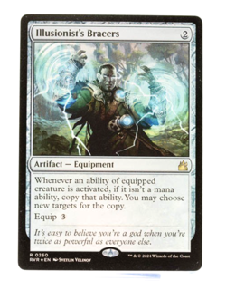 Illusionist's Bracers Ravnica Remastered 0260 Foil MTG NM - Image 1