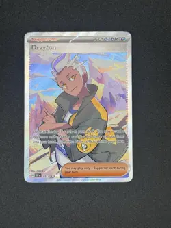 Pokemon TCG Drayton Holo Card 232/191 Sv08: Surging Sparks - Image 1