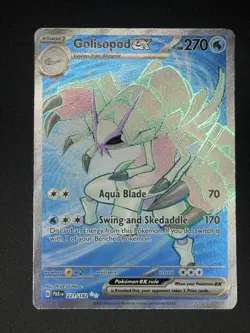Pokemon TCG Paradox Rift Golisopod Ex Full Art 221/182 - LP - Image 1