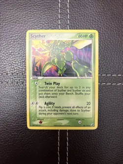 Pokemon TCG - Scyther - 46/115 - EX Unseen Forces - LP Uncommon (2005) - Image 1