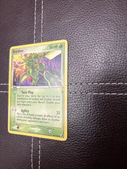 Pokemon TCG - Scyther - 46/115 - EX Unseen Forces - LP Uncommon (2005) - Image 2