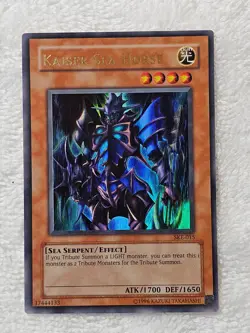 YuGiOh TCG Kaiser Sea Horse - Starter Deck: Kaiba Evolutio SKE-015 Ultra Rare LP - Image 1