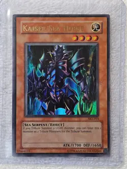 YuGiOh TCG Kaiser Sea Horse - Starter Deck: Kaiba Evolutio SKE-015 Ultra Rare LP - Image 5
