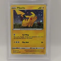 Pokemon Pikachu SWSH039 SWSH Promo Holo PSA 9 60HP 2020 English Ariga - Image 2