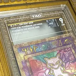 1999 Ancient Mew - Nintendo Promo Japanese Cosmic Holo Pokemon TAG 9 MINT - Image 5