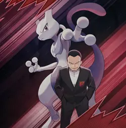 Playmat League Regional Championship Play! Team Rocket Mewtwo Giovanni Mat TCG - Image 2