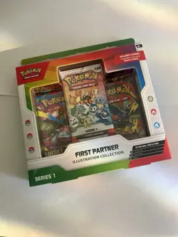 Pokemon First Partner Pack Illustration Collection Series 1 Box Promo - Image 1