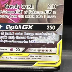 Pokemon Mega Sableye & Tyranitar GX TAG TEAM Ultra Rare Holo 126/236 Sm-Unified… - Image 3
