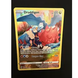 The Pokemon Company Pokemon TCG Druddigon Ultra Rare Holo TG09/TG30 Eng 120 HP - Image 1
