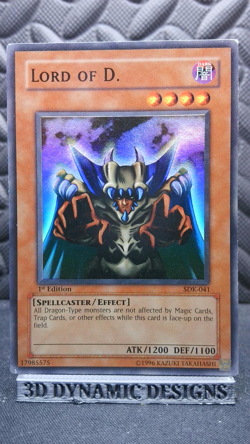 | Yugioh Lord of D. SDK-041 1st Edition Super Rare Starter Deck Kaiba LP 🔥 | - Image 1