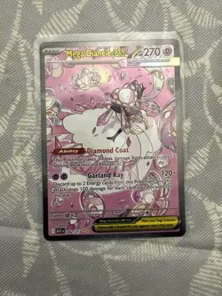 Pokemon Ascended Hero’s Mega Diancie EX Special Illustration Rare 282/217 - Image 1
