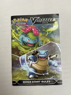 Pokemon V battle Deck Quick Start Rules Booklet - Image 1