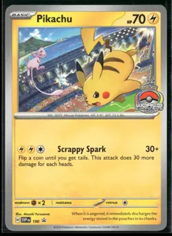 Pokemon - Pikachu 190 Black Star Promo LP - Image 1