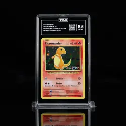 Pokemon Charmander Toys R Us XY Evolutions Cosmos Holo #9 -TAG 8.5 NM MT+ - Image 1