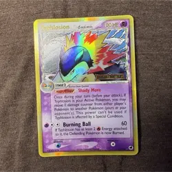Pokemon - Typhlosion Delta Species 12/101 Dragon Frontiers Reverse Holo -STAMPED - Image 1