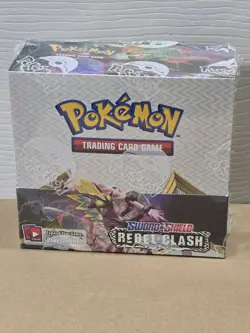 Pokemon TCG Rebel Clash Booster Box Sword & Shield 36 Packs Factory Sealed - Image 1